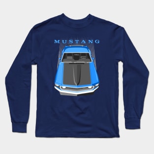 Mustang Boss 69 - Blue Long Sleeve T-Shirt